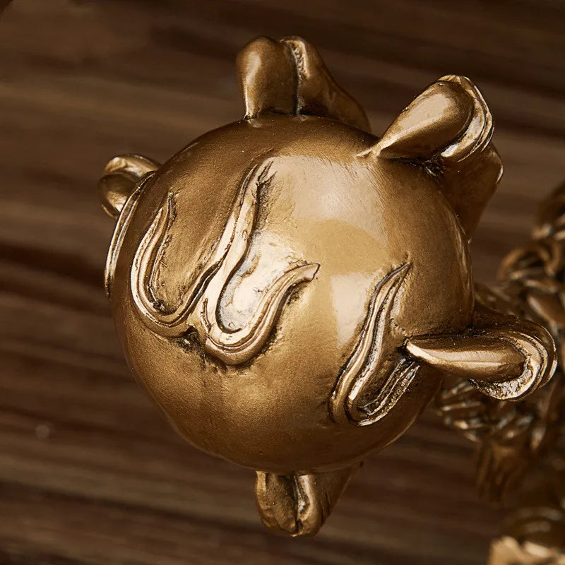 Good Luck Dragon Resin Decoration – Creative Ornament for Living Room & Study