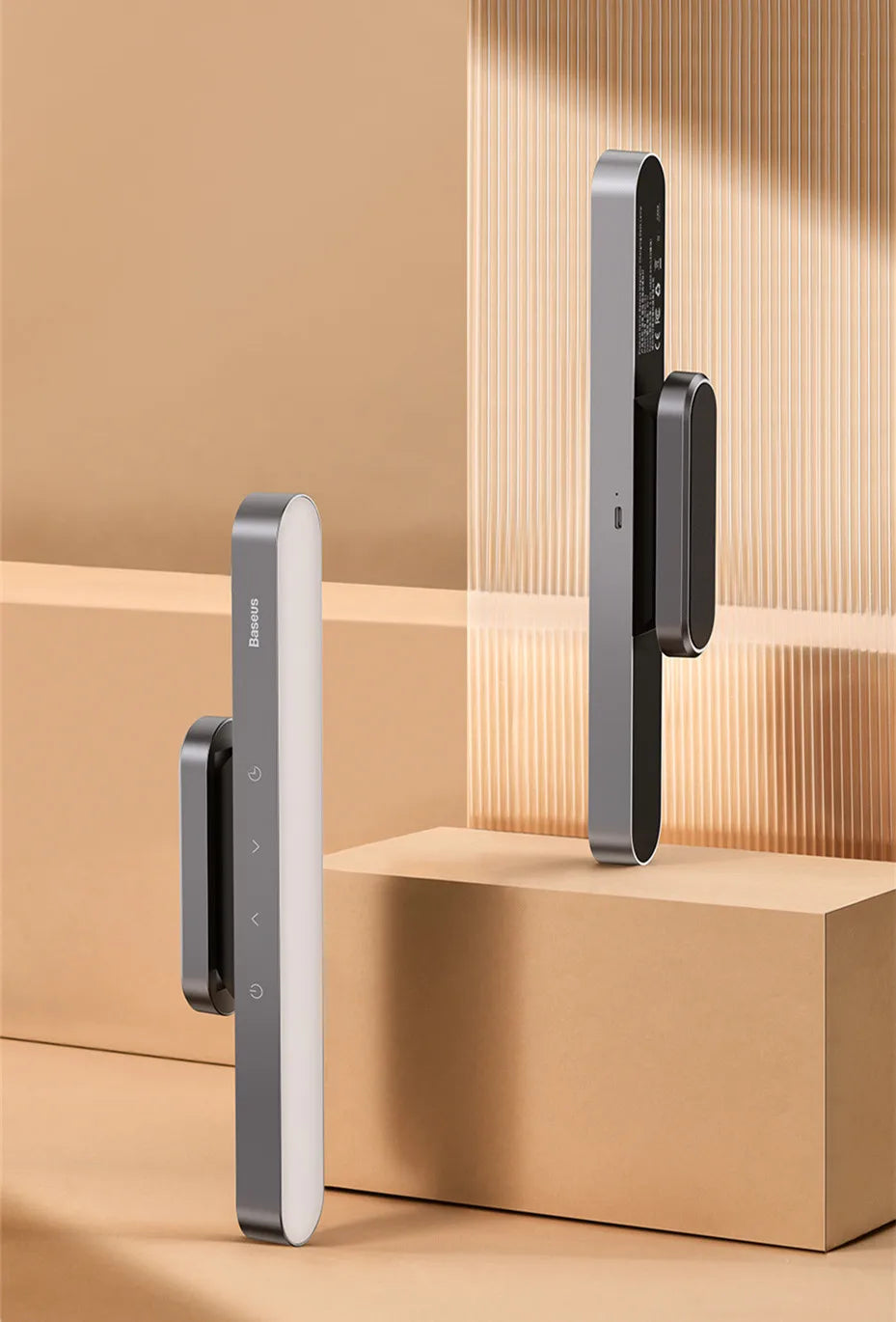 Stepless Dimming LED Table Lamp – Baseus Magnetic Rechargeable Light