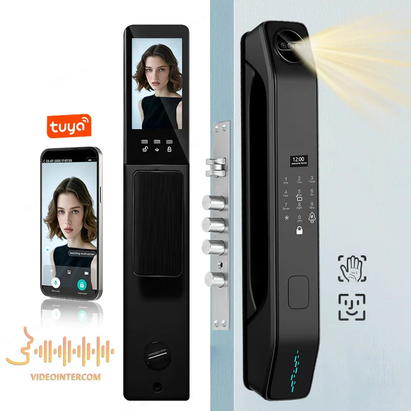 Smart Door Lock 6068 – Facial Recognition & Fingerprint