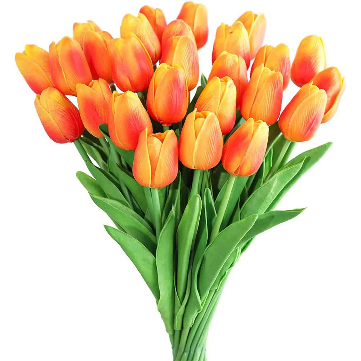 Artificial Tulip Bouquet – 10pcs Real Touch Faux Flowers for Home & Events