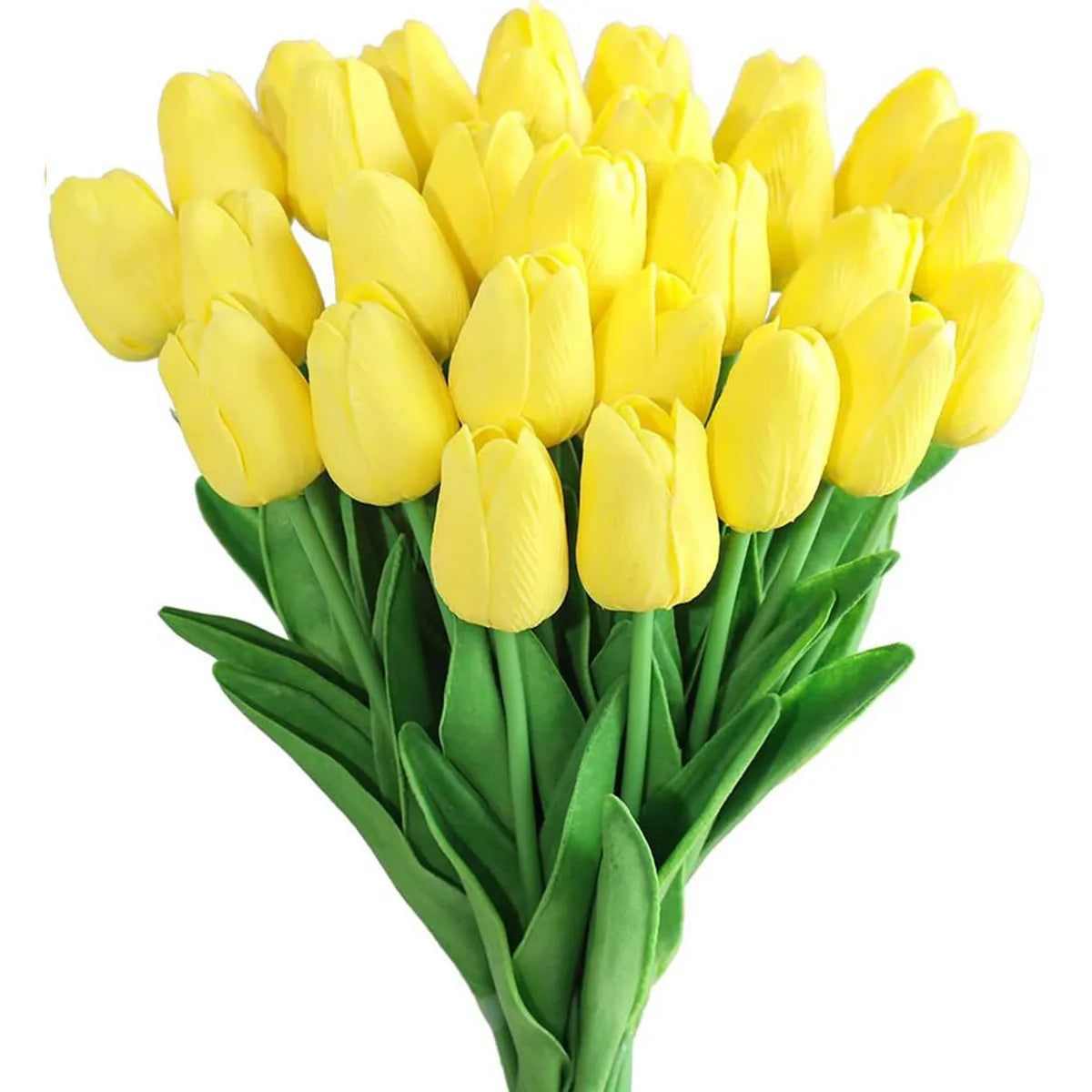 Artificial Tulip Bouquet – 10pcs Real Touch Faux Flowers for Home & Events