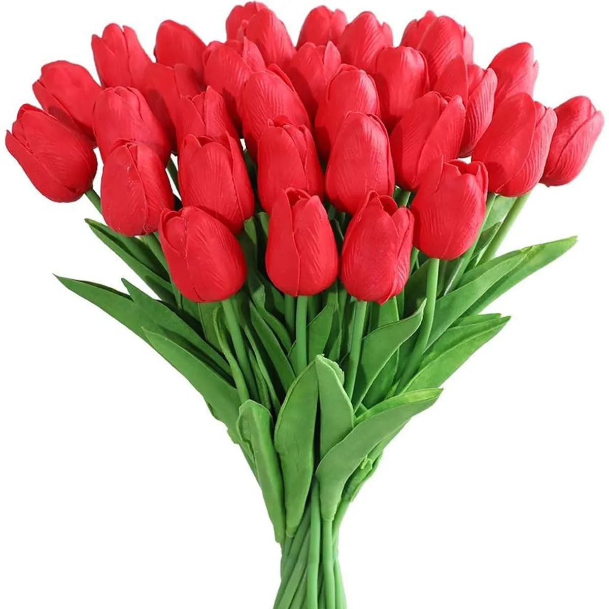 Artificial Tulip Bouquet – 10pcs Real Touch Faux Flowers for Home & Events