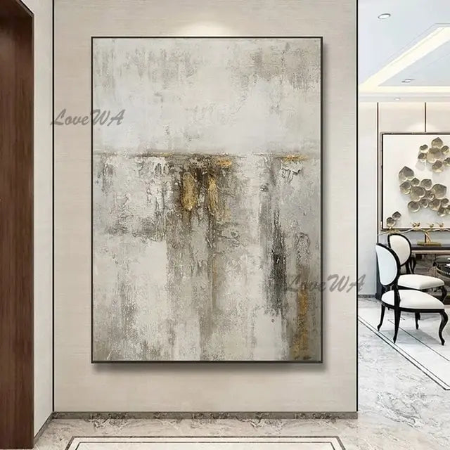 Modern Abstract Wall Art – Handmade Textured Canvas Painting
