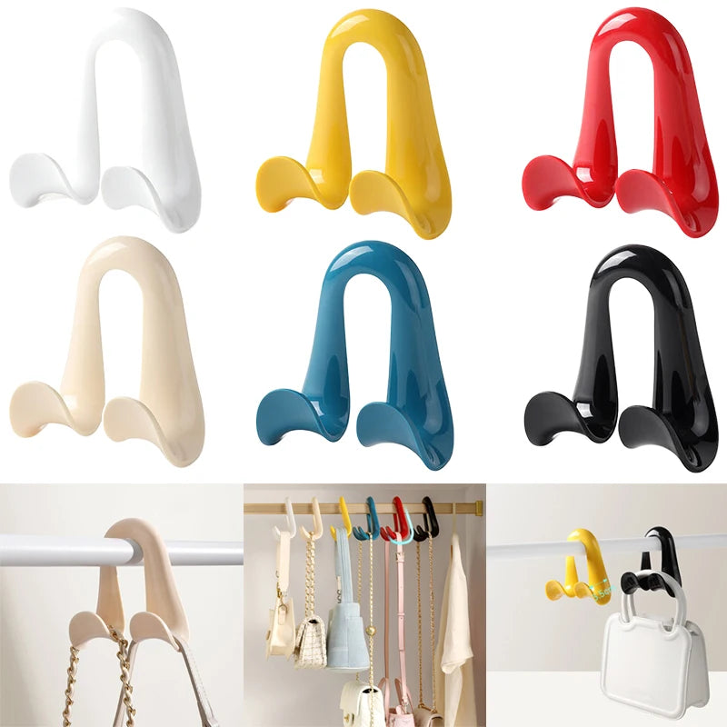 Wardrobe Backpack Hook – Double Hooks for Bags, Hats, and Scarves