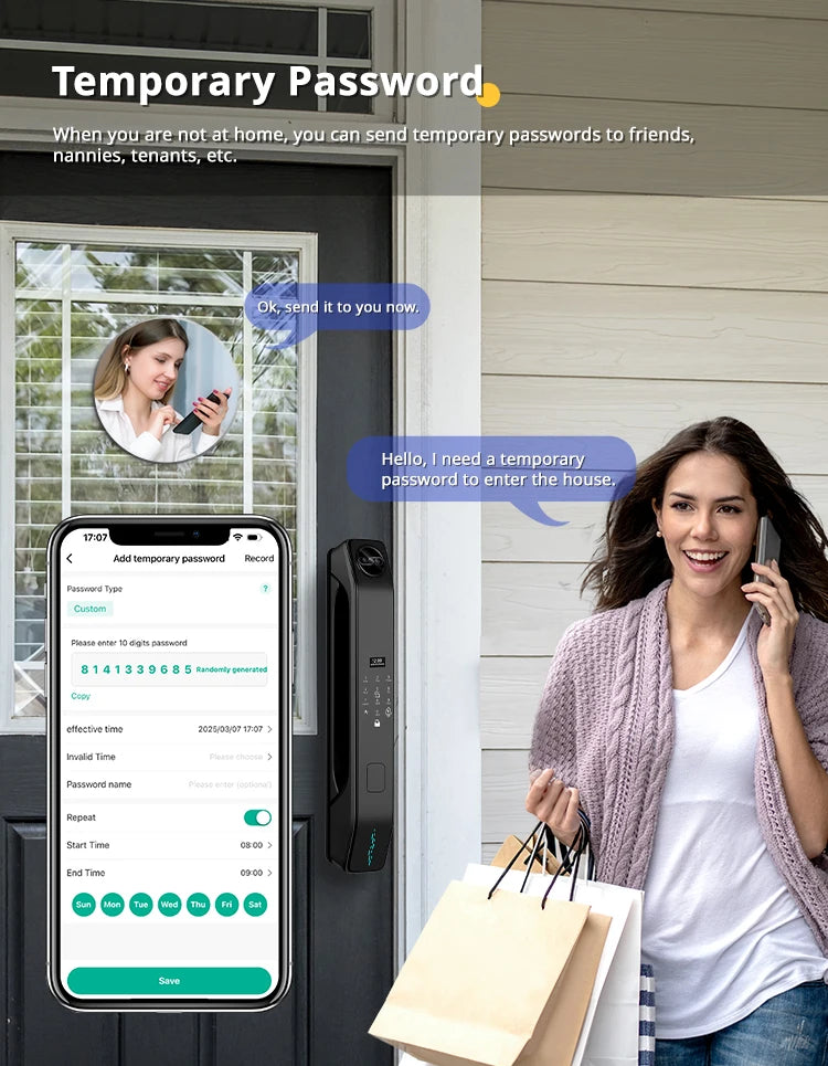 Smart Door Lock 6068 – Facial Recognition & Fingerprint