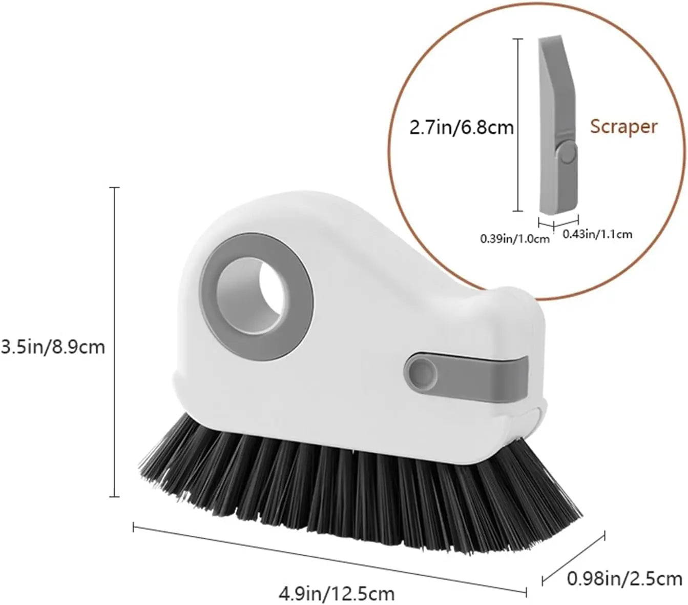 2-in-1 Groove & Crevice Cleaning Brush