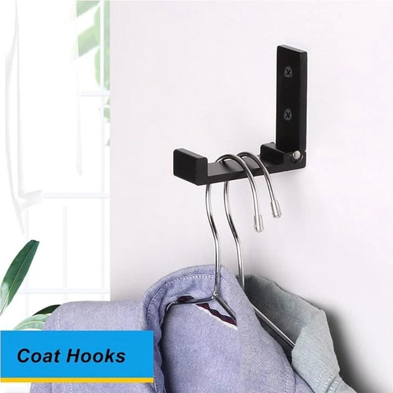 Heavy Duty Towel & Coat Hooks – Aluminum Wall Mounted Holder