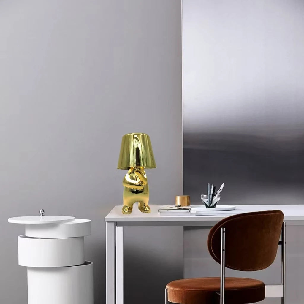 Modern Decorative Desk Lamp – Rechargeable LED Night Light with Touch Control