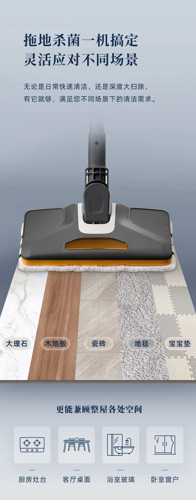 Multifunctional Steam Mop & Cleaner