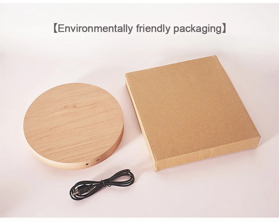 LED Digital Wall Clock – Time, Date & Temperature Display for Home