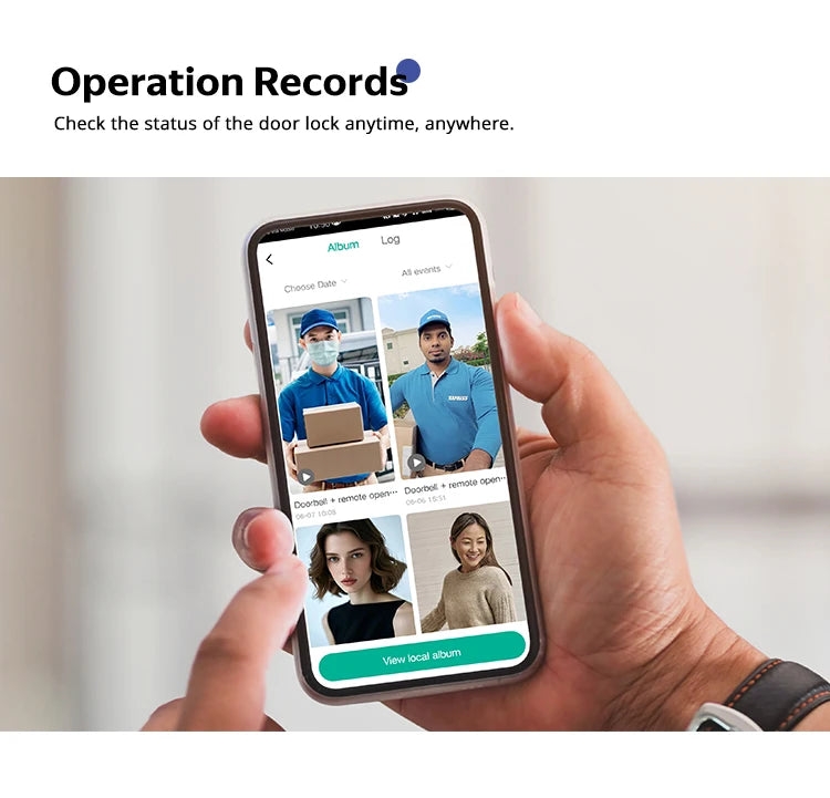 Smart Door Lock 6068 – Facial Recognition & Fingerprint