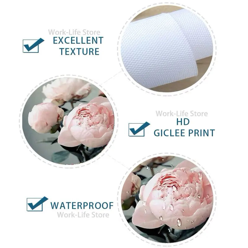 Modern Cat Wall Art Print – Black & White Tuxedo Cat Painting