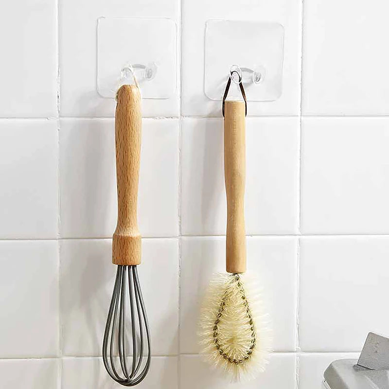 10pcs Wall Storage Hooks – Punch-Free Adhesive Plug & Socket Holders