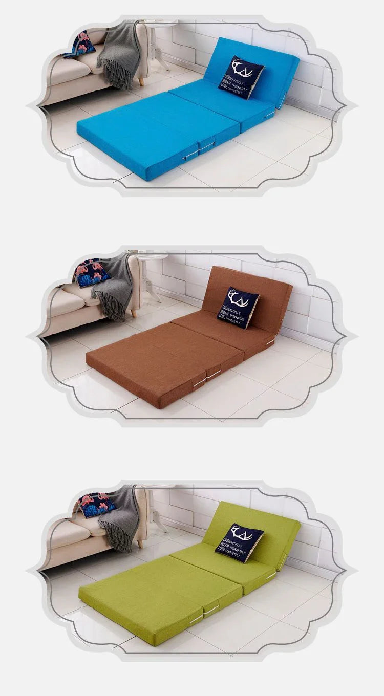 3-In-1 Foldable Mattress - Portable Sponge Pad for Yoga/Napping/Floor Sitting!