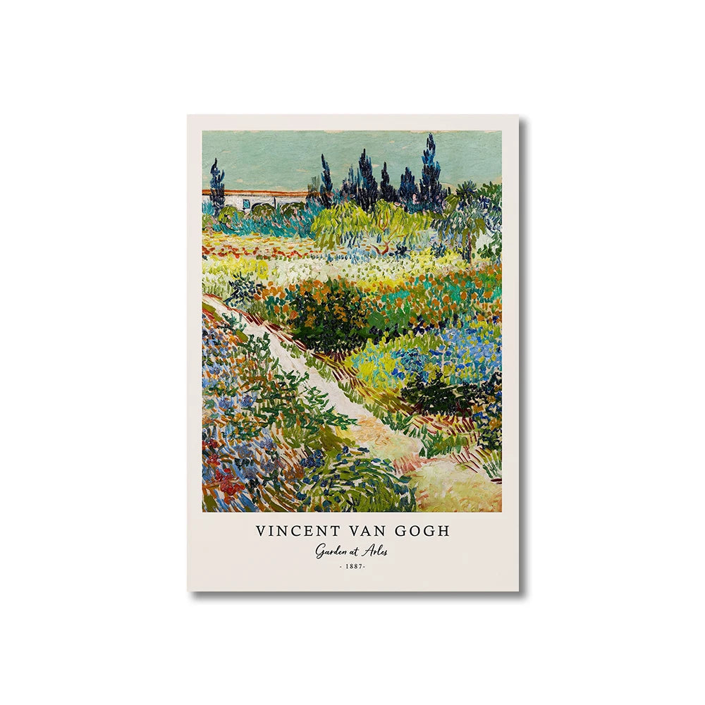 Starry Night Wall Decor – Van Gogh Canvas Poster for Living Room