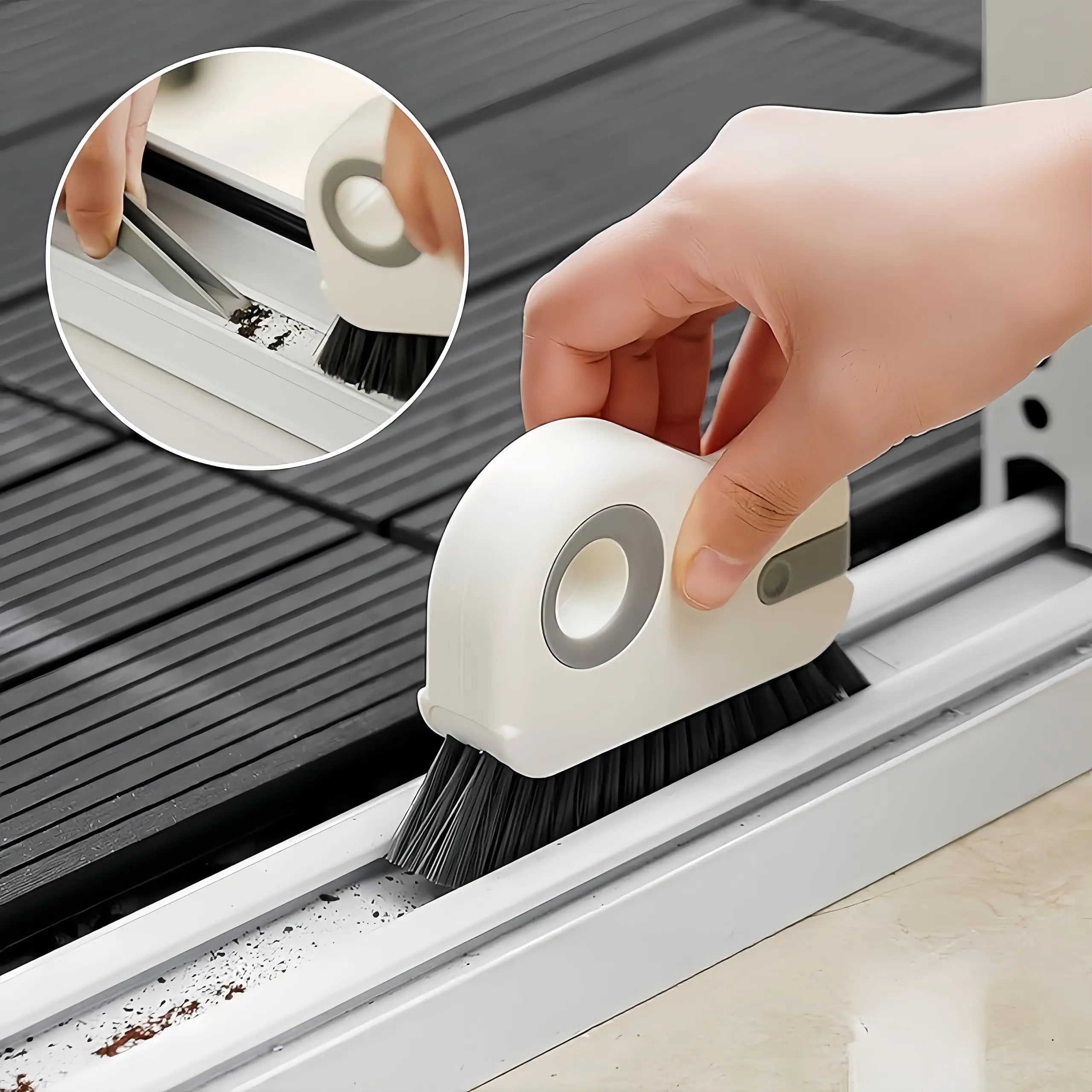 2-in-1 Groove & Crevice Cleaning Brush