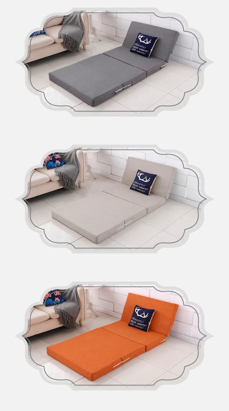 3-In-1 Foldable Mattress - Portable Sponge Pad for Yoga/Napping/Floor Sitting!