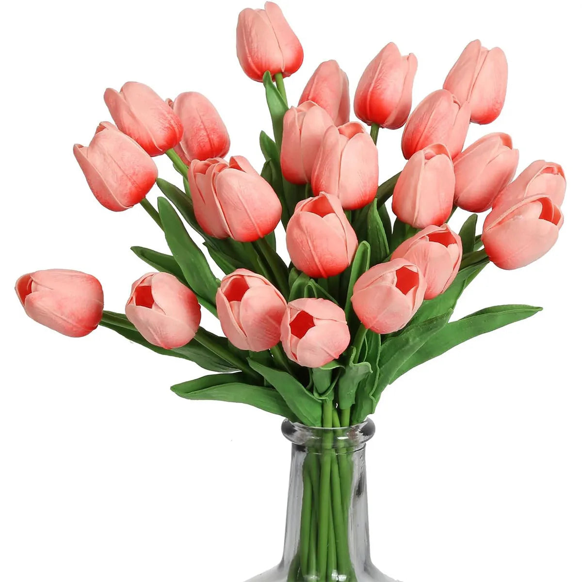 Artificial Tulip Bouquet – 10pcs Real Touch Faux Flowers for Home & Events