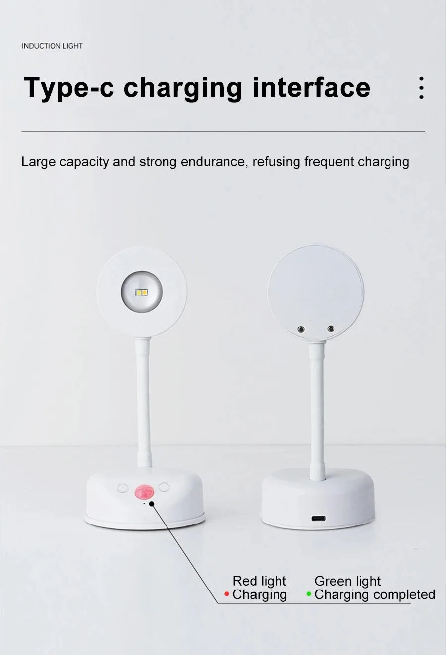 Wireless Motion Sensor LED Night Lamp – Compact Wall Light for Home