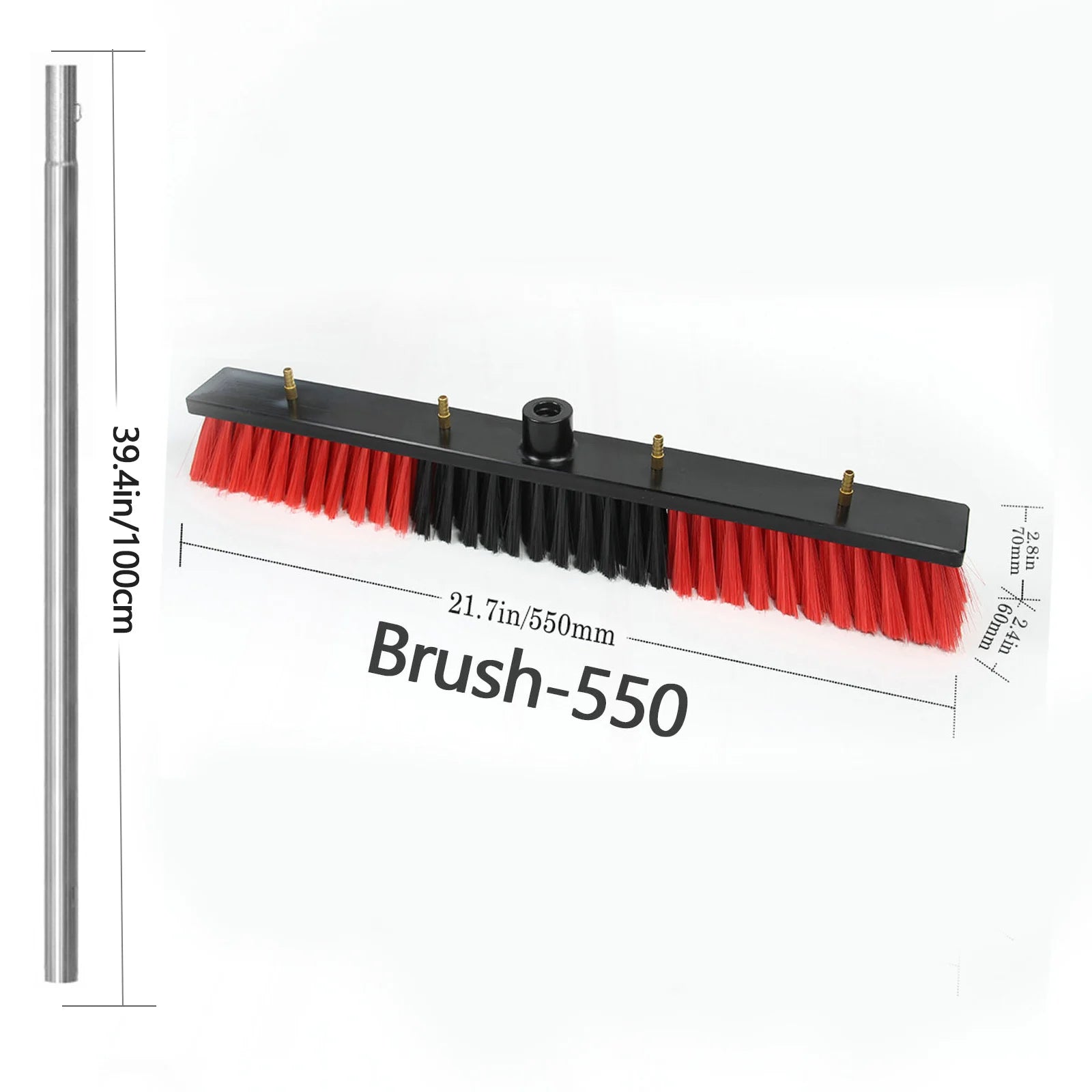 Solar Panel Cleaning Brush with Extension Pole