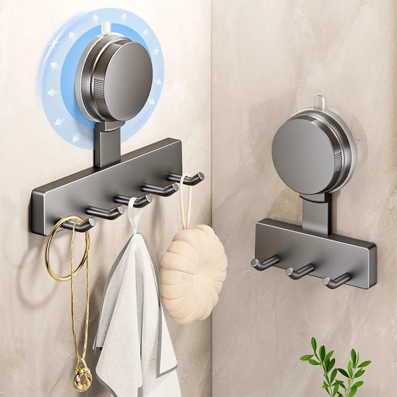 Universal Suction Cup Wall Hooks – Bathroom Door Hanging Organizer