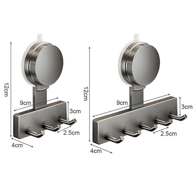 Universal Suction Cup Wall Hooks – Bathroom Door Hanging Organizer