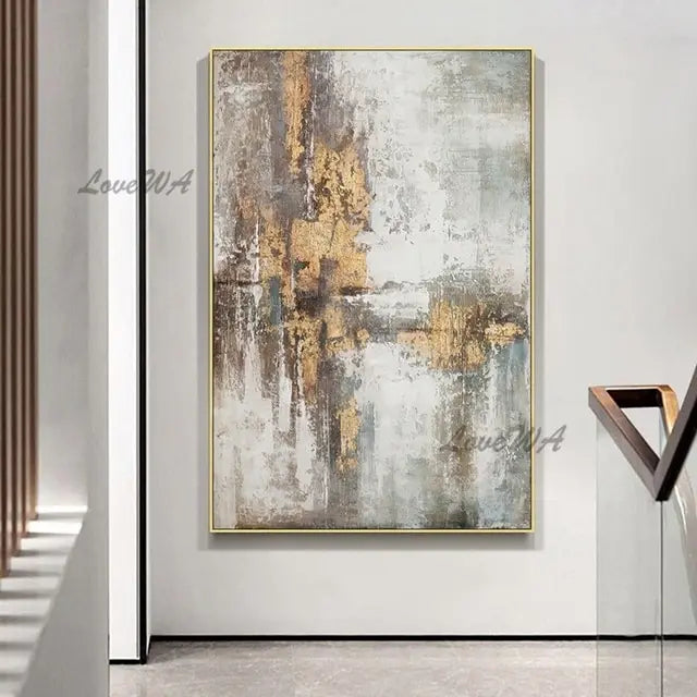 Modern Abstract Wall Art – Handmade Textured Canvas Painting