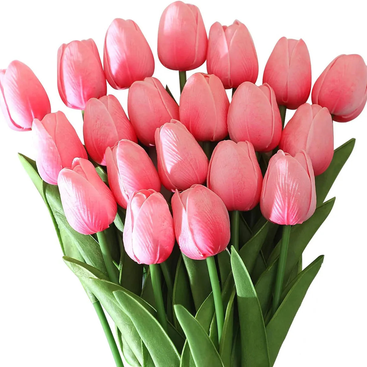 Artificial Tulip Bouquet – 10pcs Real Touch Faux Flowers for Home & Events