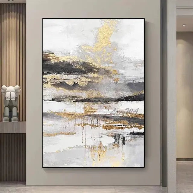 Modern Abstract Wall Art – Handmade Textured Canvas Painting