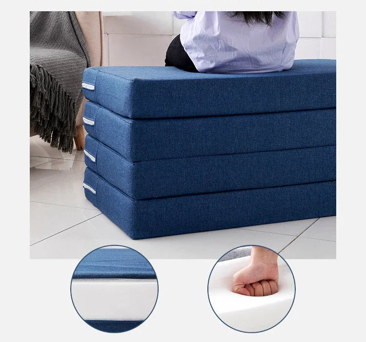 3-In-1 Foldable Mattress - Portable Sponge Pad for Yoga/Napping/Floor Sitting!