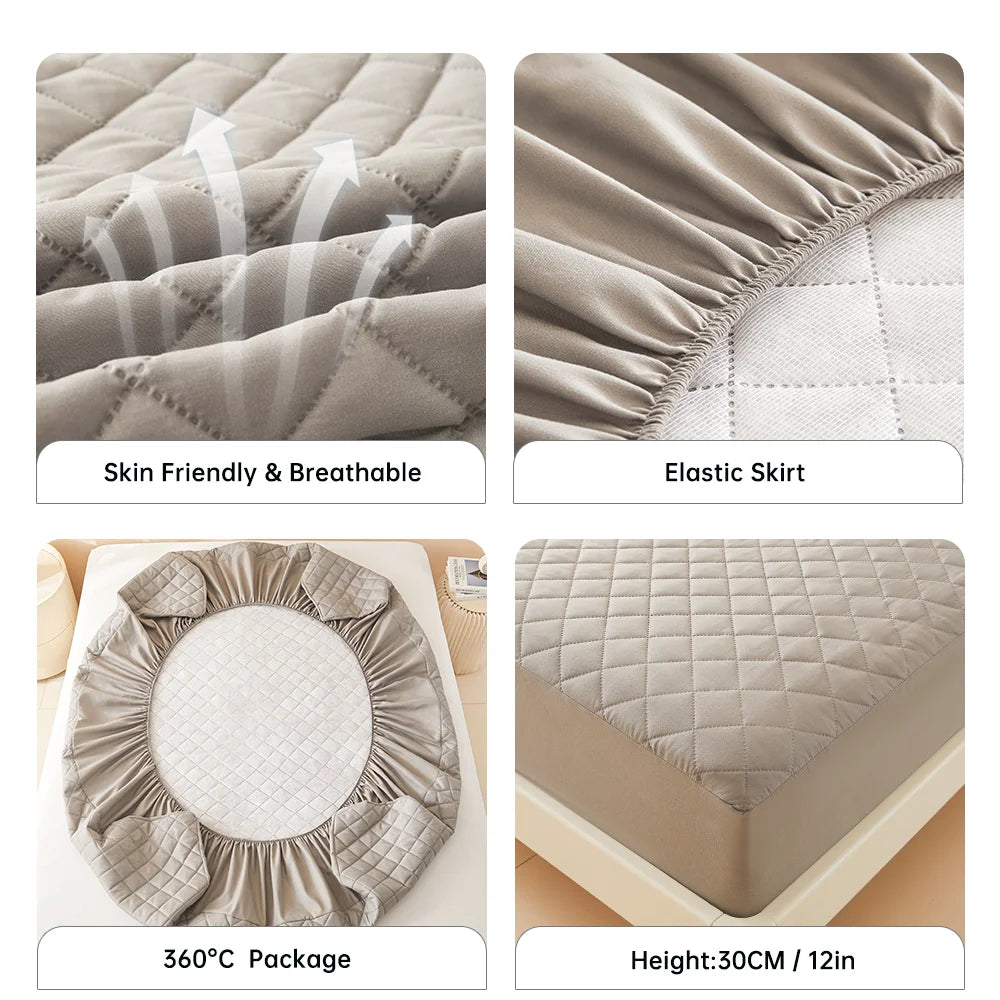 3D Air Fabric Mattress Cover – 100% Waterproof, Soft & Breathable Protector