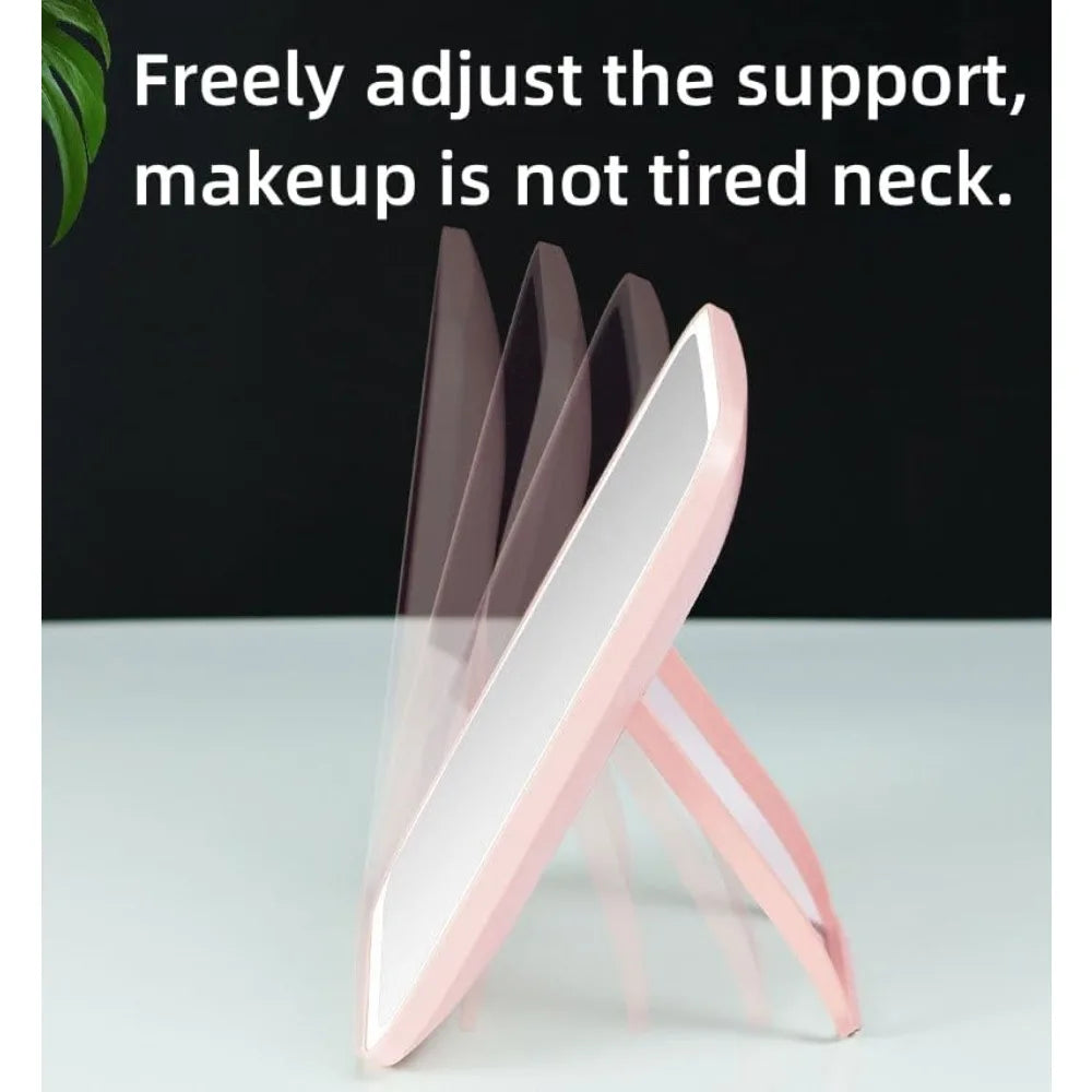 Portable Beauty Mirror – Touch Control Rechargeable LED Makeup Mirror