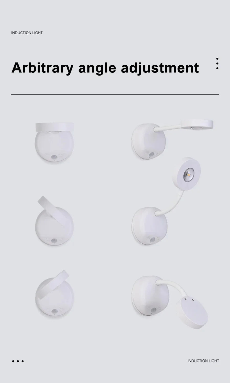 Wireless Motion Sensor LED Night Lamp – Compact Wall Light for Home