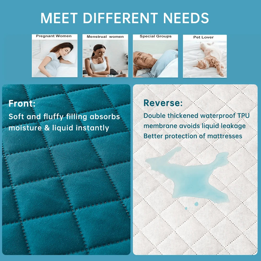 3D Air Fabric Mattress Cover – 100% Waterproof, Soft & Breathable Protector