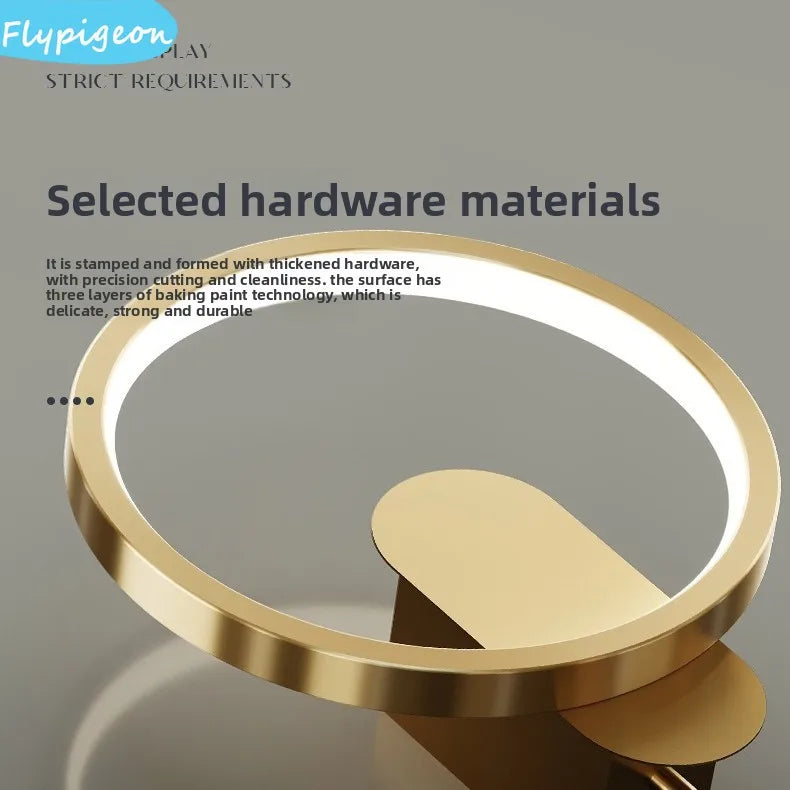 Modern LED Wall Lamp – Minimalist Design for Bedroom, Living Room & Home Decor