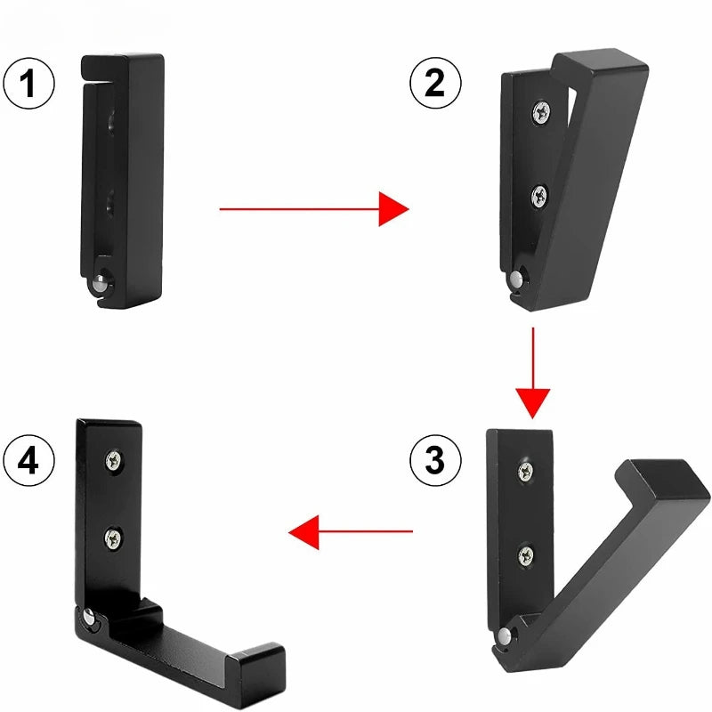 Heavy Duty Towel & Coat Hooks – Aluminum Wall Mounted Holder