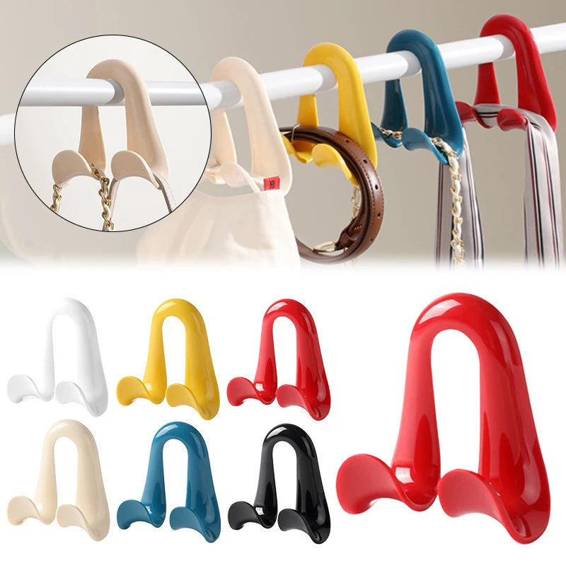 Wardrobe Backpack Hook – Double Hooks for Bags, Hats, and Scarves