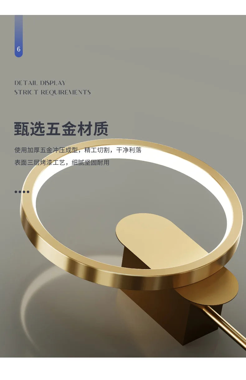 Modern LED Wall Lamp – Minimalist Design for Bedroom, Living Room & Home Decor