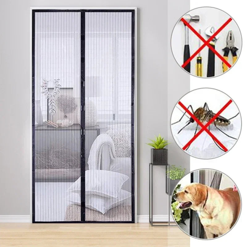 Magnetic Mosquito Net Curtain – Automatic Closing Screen