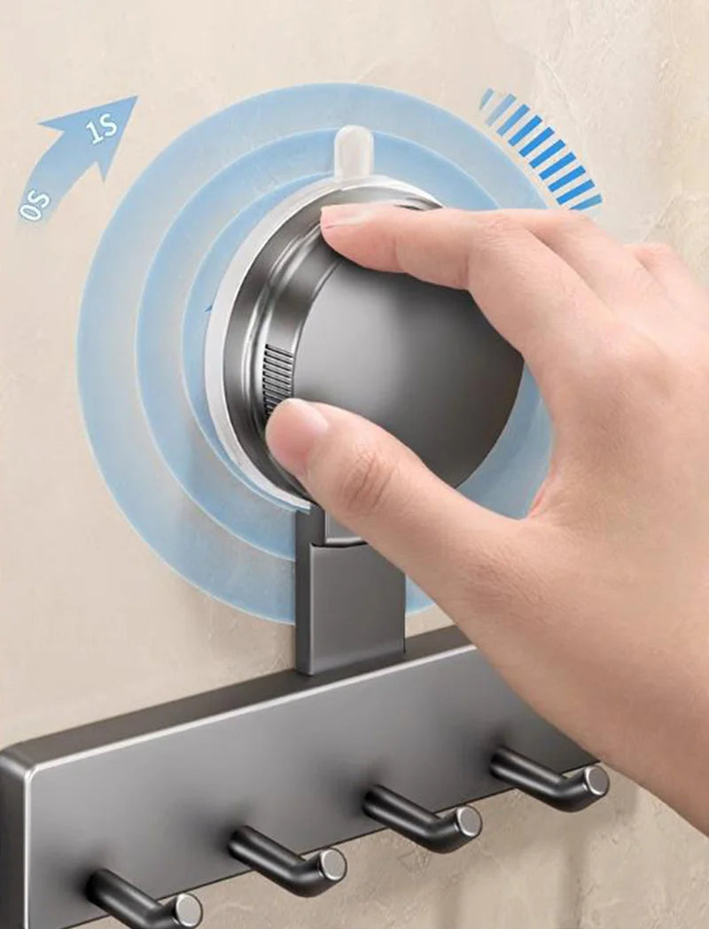 Universal Suction Cup Wall Hooks – Bathroom Door Hanging Organizer