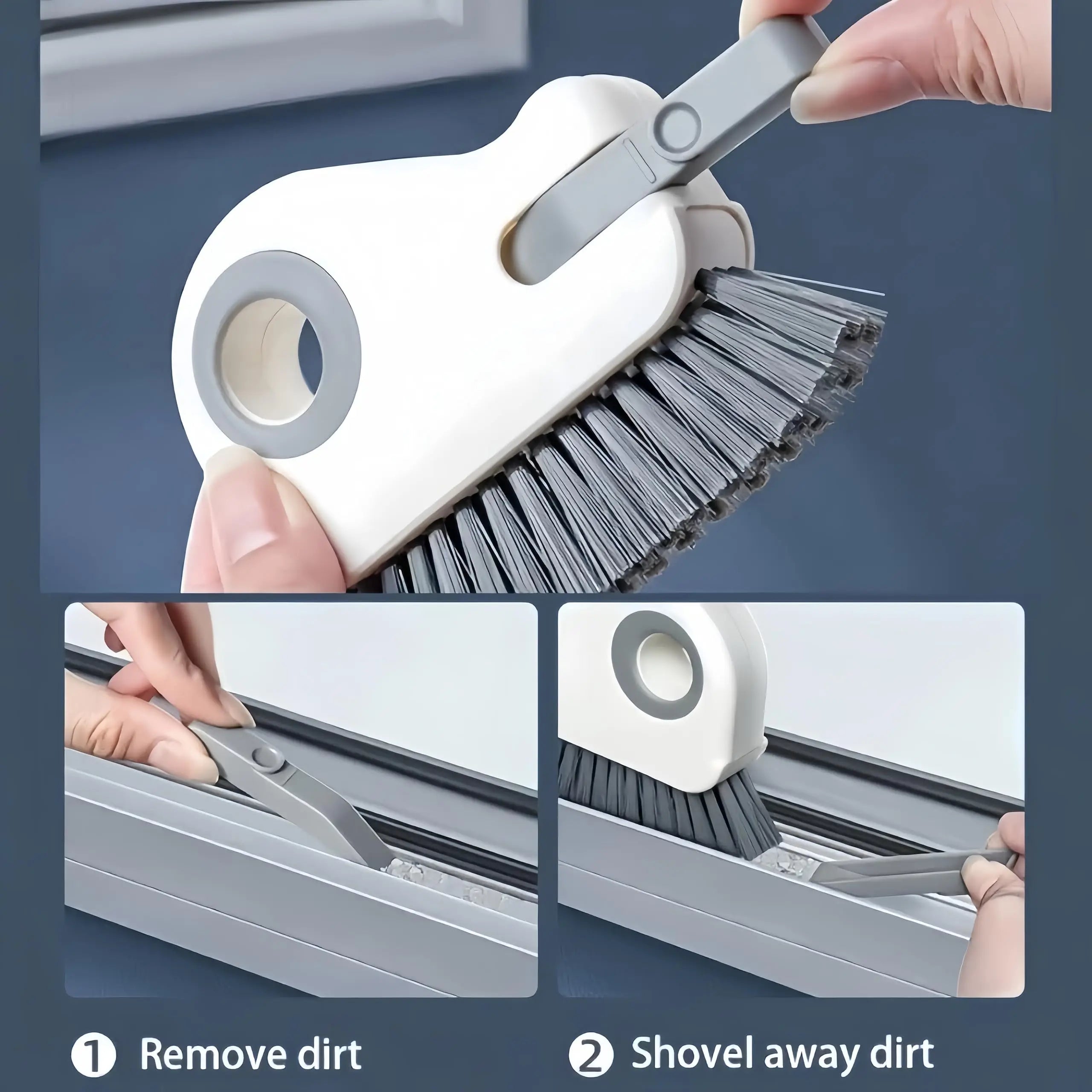 2-in-1 Groove & Crevice Cleaning Brush